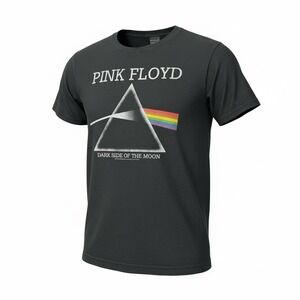 VTG Y2K 2009 Pink Floyd Dark Side Of The Moon Band T-Shirt Unisex M Black Fader